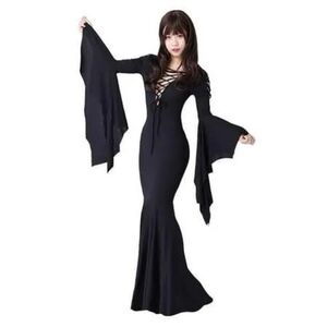 Morticia Dress, Size M, Black Dress